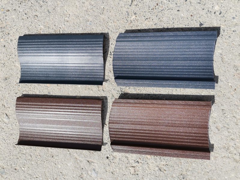 Металлопрофиль двусторонний под Стальной Бархат в Талдыкоргане