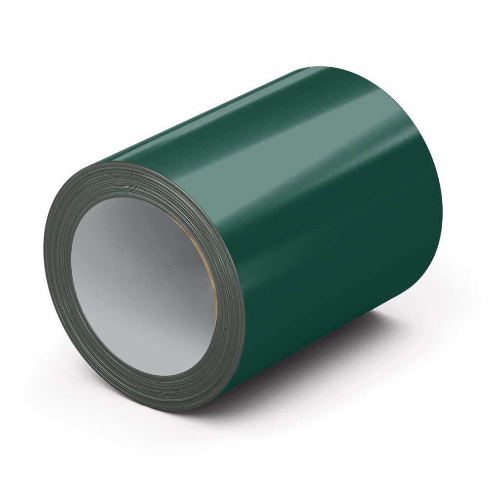 Рулон стали полиэстер RAL6005 Зеленый Мох 0.45х1250мм открытый