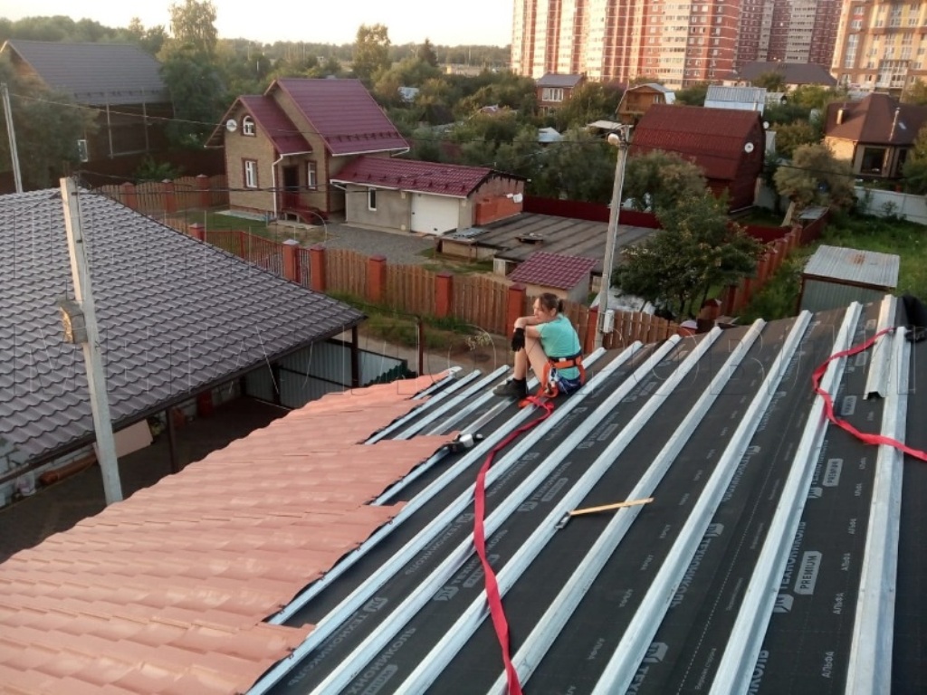 Металлочерепица Геркулес 8004 терракотовый Стальной Бархат от Центра Металлокровли в Талдыкоргане