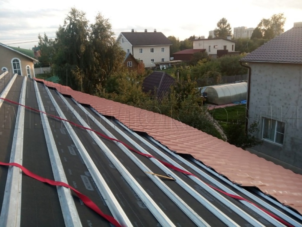 Металлочерепица Геркулес 8004 терракотовый Стальной Бархат от Центра Металлокровли в Талдыкоргане